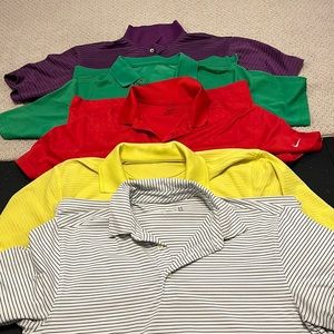 Lot of 5 Men’s Size Small Golf Shirts PLEASE SEE DETAILS!!!!!!!